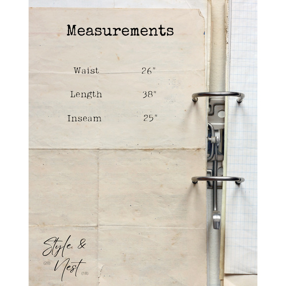 Pacsun Vintage Y2K High Rise Straight Two Tone Denim Festival Jeans Size 26 - Picture 6 of 6